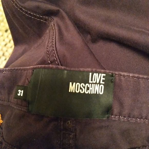 LOVE MOSCHINO Purple Straight Pants, size 31 - Picture 4 of 8